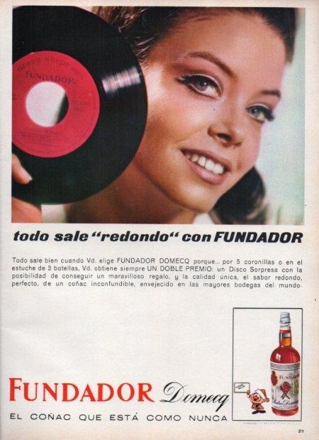 LAMINA V21596: Publicidad Fundador coñac