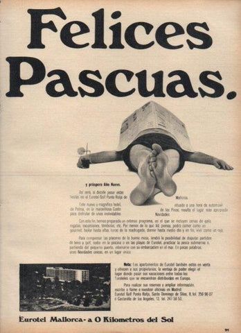 LAMINA V21566: Publicidad Eurohotel Mallorca