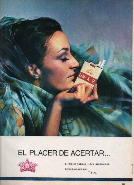 LAMINA V21573: Publicidad UN-X-2 cigarrillos