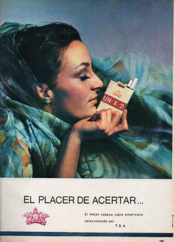 LAMINA V21573: Publicidad UN-X-2 cigarrillos