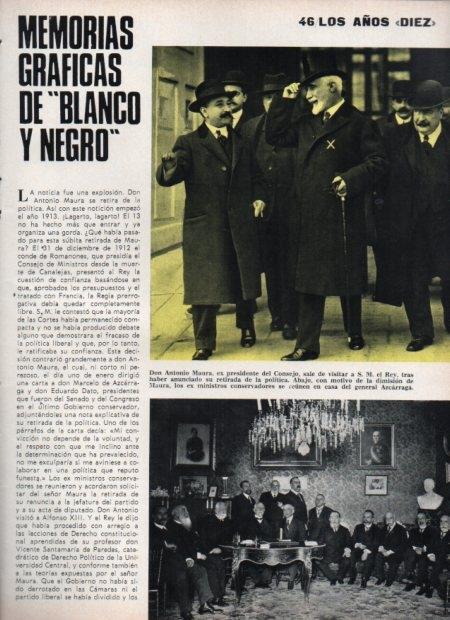 LAMINA V21574: Ex-ministros de A. Maura en casa del general Azcarraga