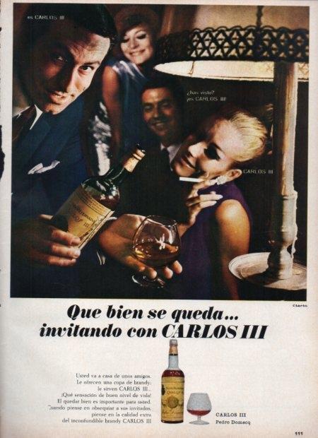 LAMINA V21576: Publicidad Carlos III brandy