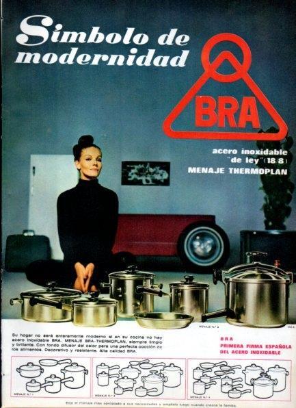 LAMINA V21188: Publicidad menaje thermoplan de Bra