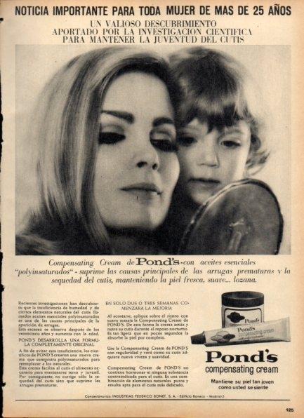 LAMINA V21175: Publicidad Compensating Cream Pond's