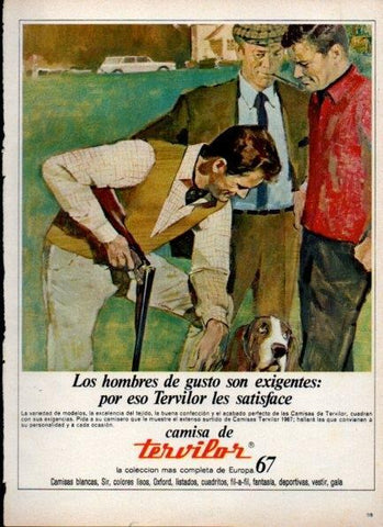 LAMINA V21165: Publicidad camisa de Tervilor