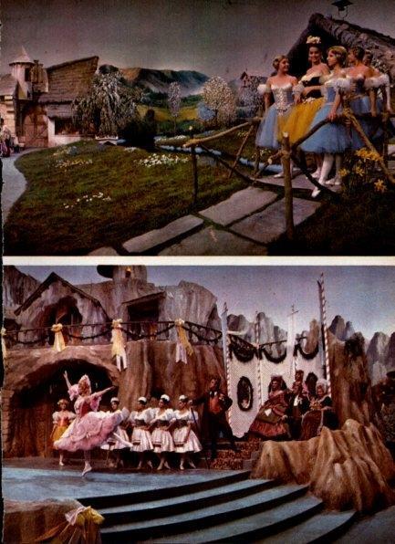 LAMINA V21167: Swanilda en escenas del ballet