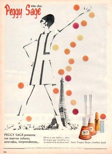 LAMINA V21171: Publicidad Peggy Sage