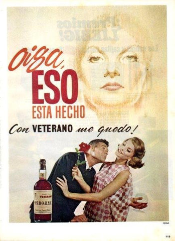 LAMINA V21217: Publicidad brandy Veterano de Osborne
