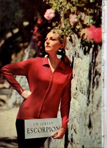 LAMINA V21222: Publicidad jersey Escorpion contraportada