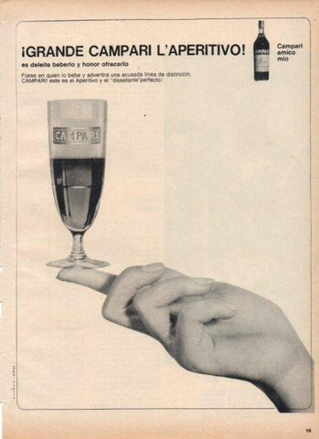LAMINA V21229: Publicidad Campari