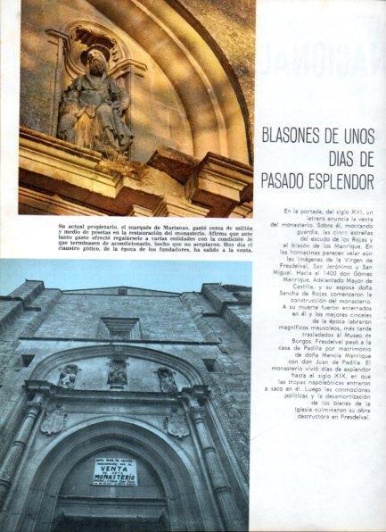 LAMINA V21213: Monasterio de Fresdeval en Burgos en venta