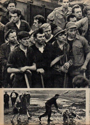 LAMINA V21199: Catastrofe minera en escuela Tanglas en Aberfan