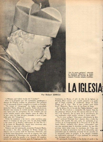 LAMINA V21203: Cardenal Ottaviani