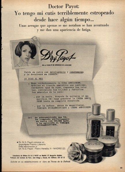 LAMINA V21206: Publicidad Doctor Payot