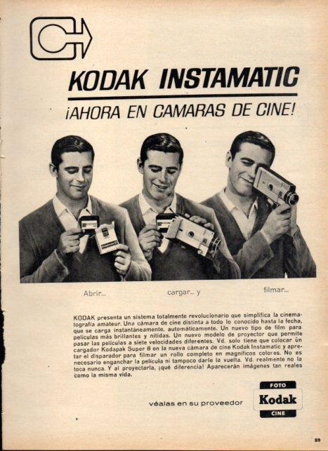 LAMINA V21116: Publicidad Kodak instamatik