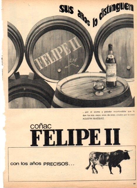 LAMINA V21117: Publicidad coñac Felipe II
