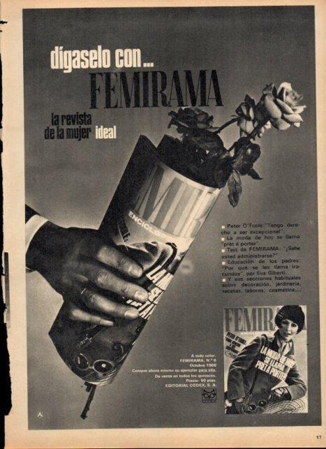 LAMINA V21092: Publicidad revista Femirama