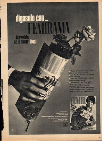 LAMINA V21092: Publicidad revista Femirama