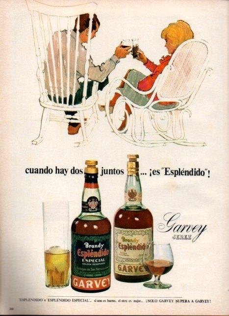 LAMINA V21093: Publicidad brandy Esplendido de Garvey
