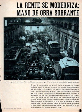 LAMINA V21094: Interior talleres generales de Atocha