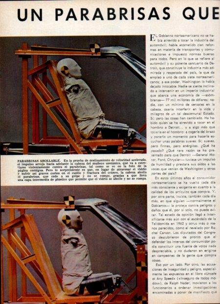 LAMINA V21143: Muñeco uteranico en pruebas de parabrisas