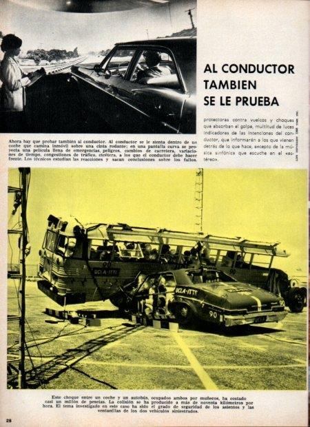 LAMINA V21145: Pruebas de seguridad coque entre un autobus y coche