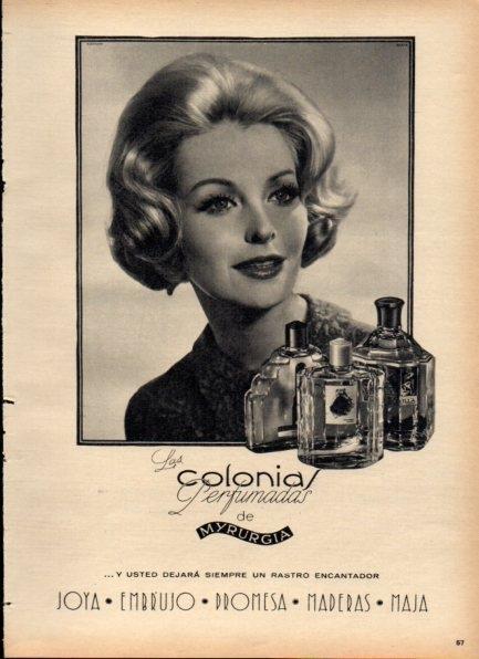 LAMINA V21153: Publicidad colonias perfumadas de Myrurgia