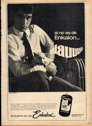 LAMINA V21156: Publicidad camisas Enkalon