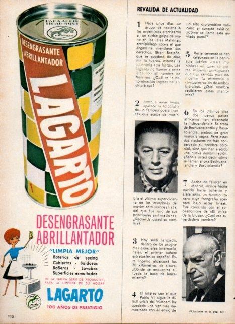 LAMINA V21124: Publicidad Lagarto desengrasante abrillantador