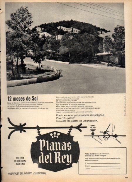 LAMINA V21128: Publicidad colonia residencial Planas de Rey