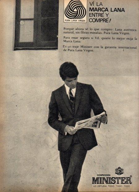LAMINA V21138: Publicidad Confeccion Minister