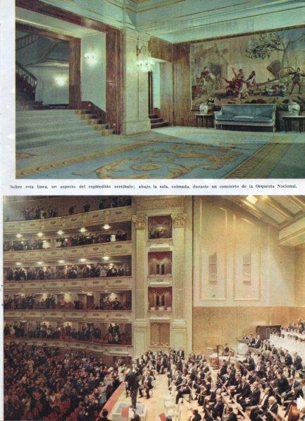 LAMINA V21232: Interior del Teatro Real de Madrid