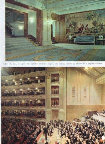 LAMINA V21232: Interior del Teatro Real de Madrid