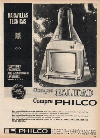 LAMINA V21333: Publicidad Philco