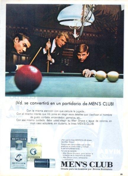 LAMINA V21325: Publicidad Men's Club