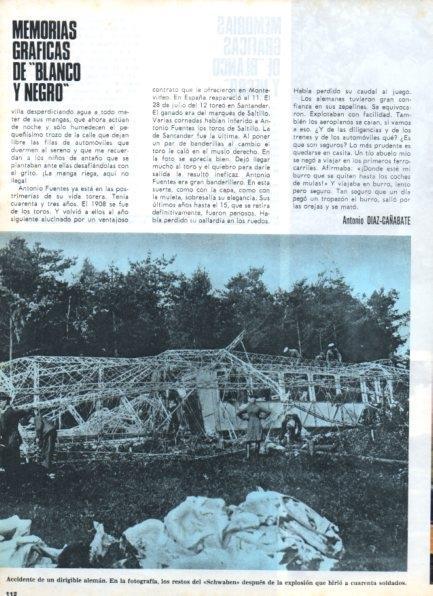 LAMINA V21308: Restos del dirigible aleman Schwaben