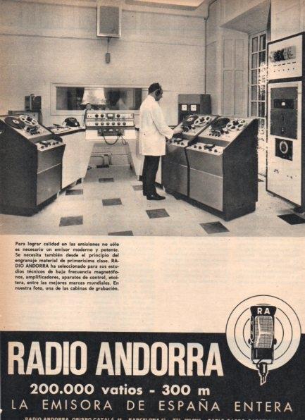 LAMINA V21310: Publicidad Radio Andorra