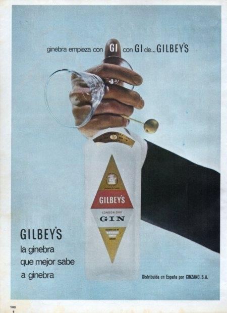 LAMINA V21364: Publicidad Gilbey's ginebra