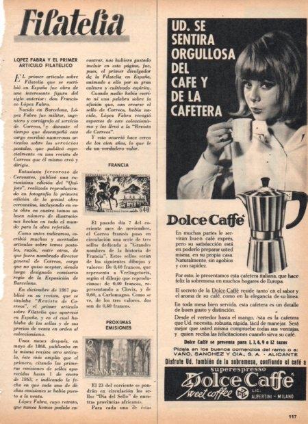 LAMINA V21369: Publicidad cafetera Dolce Caffe