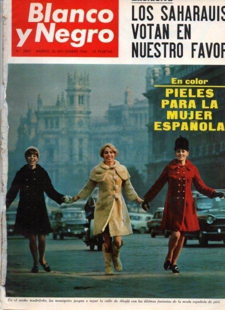 LAMINA V21377: Portada revista Blanco y Negro de 26 de noviembre de 1966