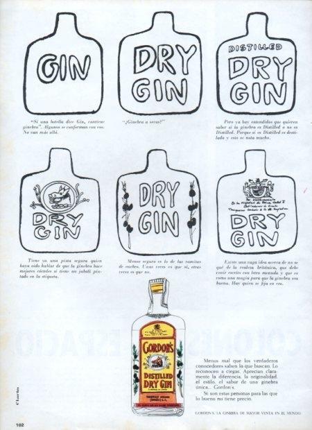 LAMINA V21361: Publicidad Gordon's Dry Gin