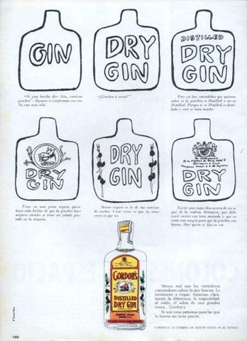LAMINA V21361: Publicidad Gordon's Dry Gin
