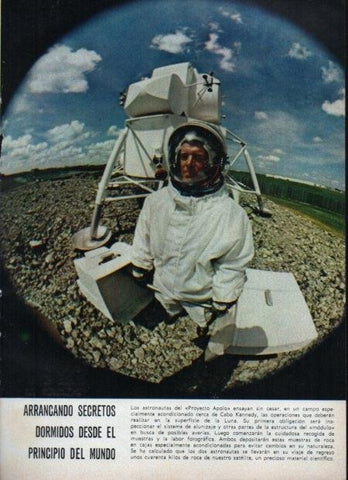 LAMINA V21346: Astronauta del Proyecto Apolo