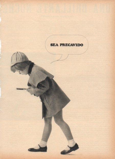 LAMINA V21351: Publicidad Sea Precavido