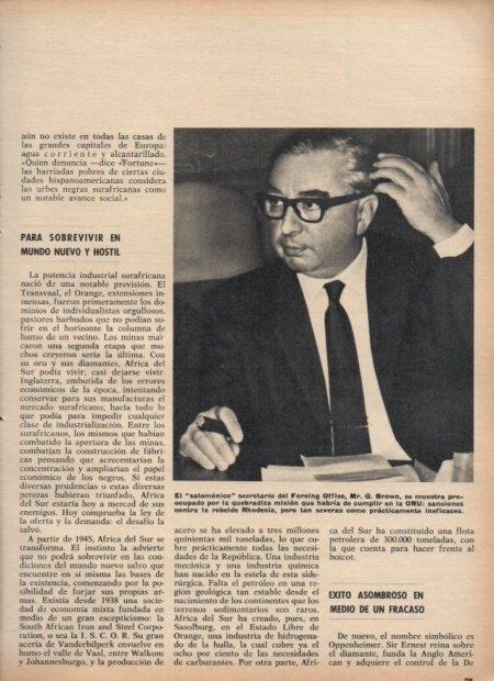 LAMINA V21353: G. Brown secretario del Foreing Office