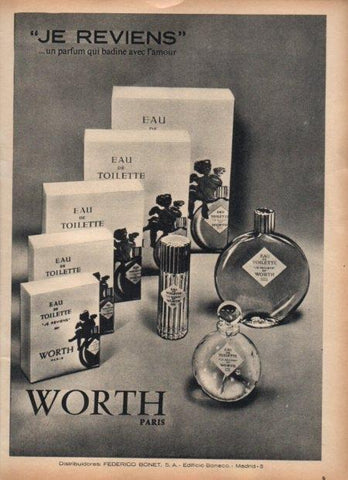LAMINA V21673: Publicidad Worth Paris