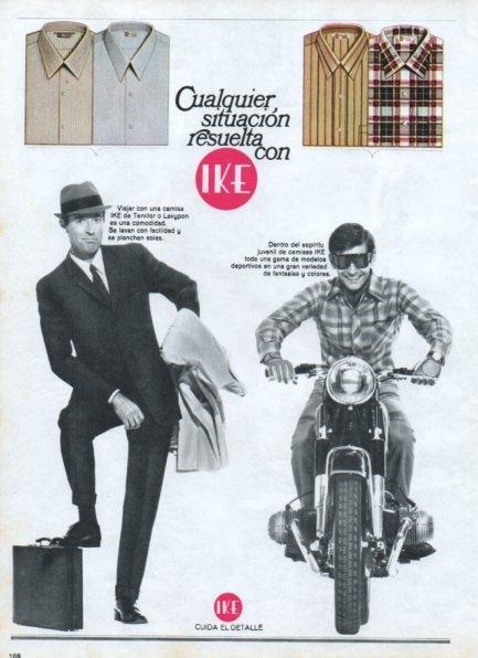 LAMINA V21306: Publicidad camisas Ike