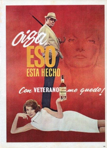 LAMINA V21304: Publicidad coñac Veterano