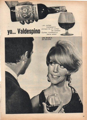 LAMINA V21257: Publicidad brandy Valdespino