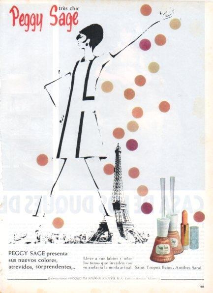 LAMINA V21258: Publicidad Peggy Sage